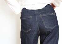 spodnie damskie Massimo Dutti 36  S jeans jeansowe nowe granat ciemny