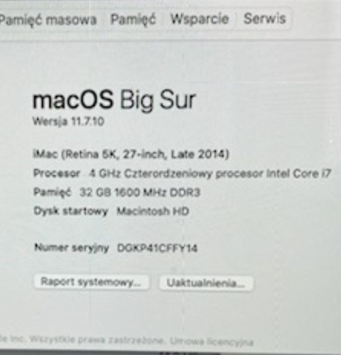 iMac a1419 27" Retina 5k 30gb/ram i7 4GHz 1tb ssdz