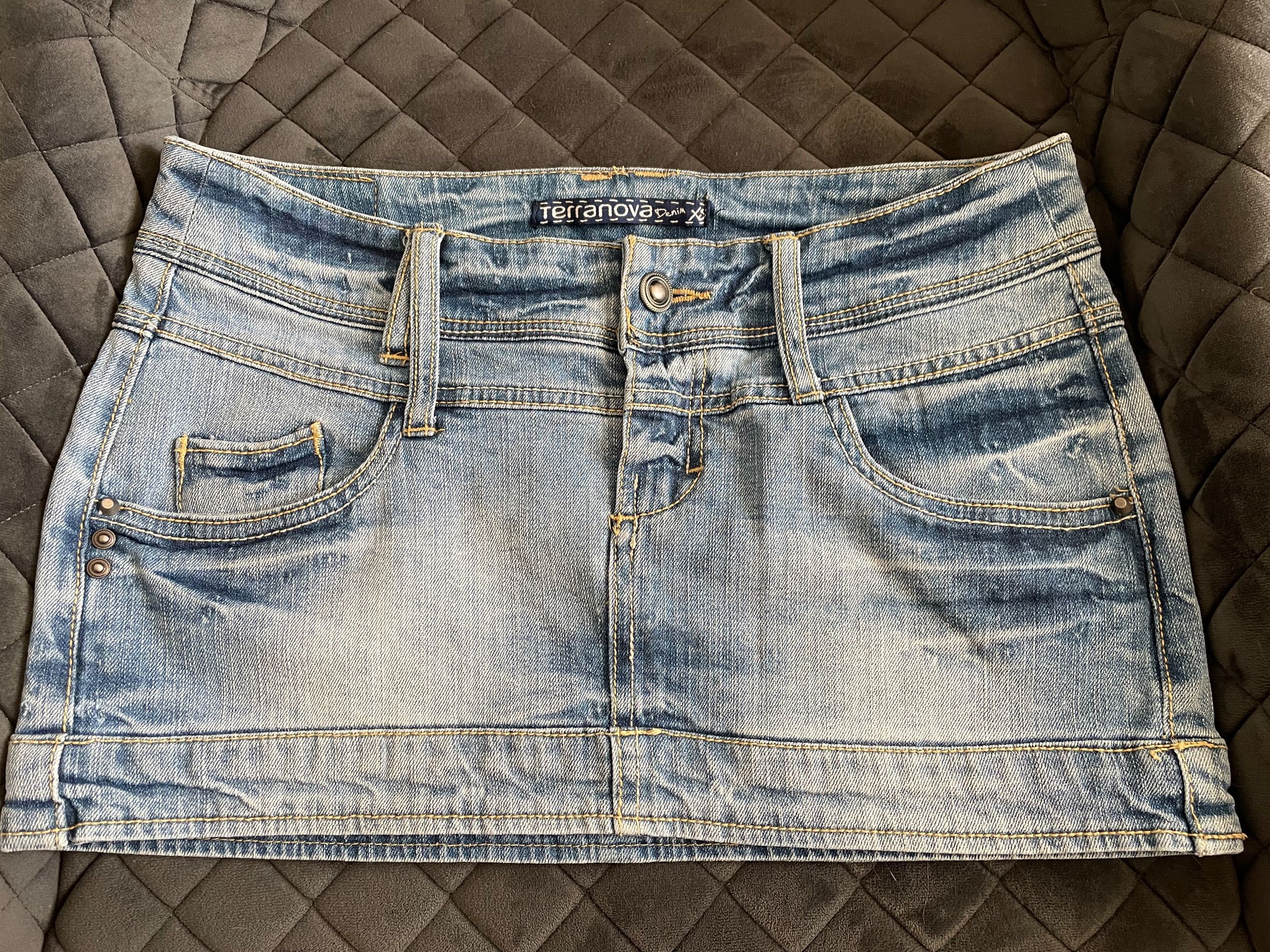 spódniczka mini jeansowa TERRANOVA r.XS