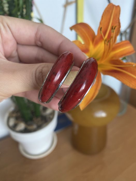 Серьги винтаж круглые кольца сережки женские