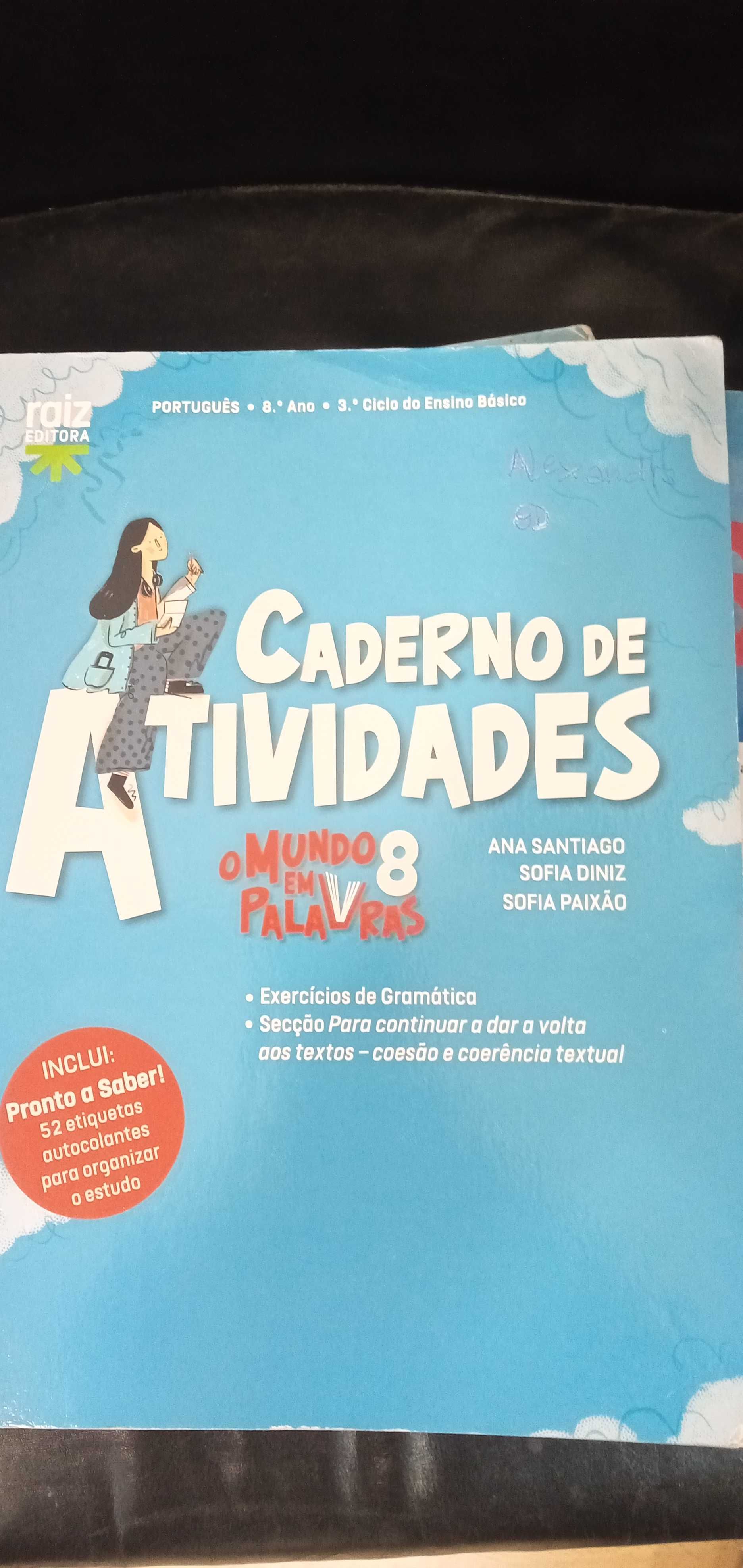 Livros e cadernos de actividades/fichas 6° 7° 8° ano