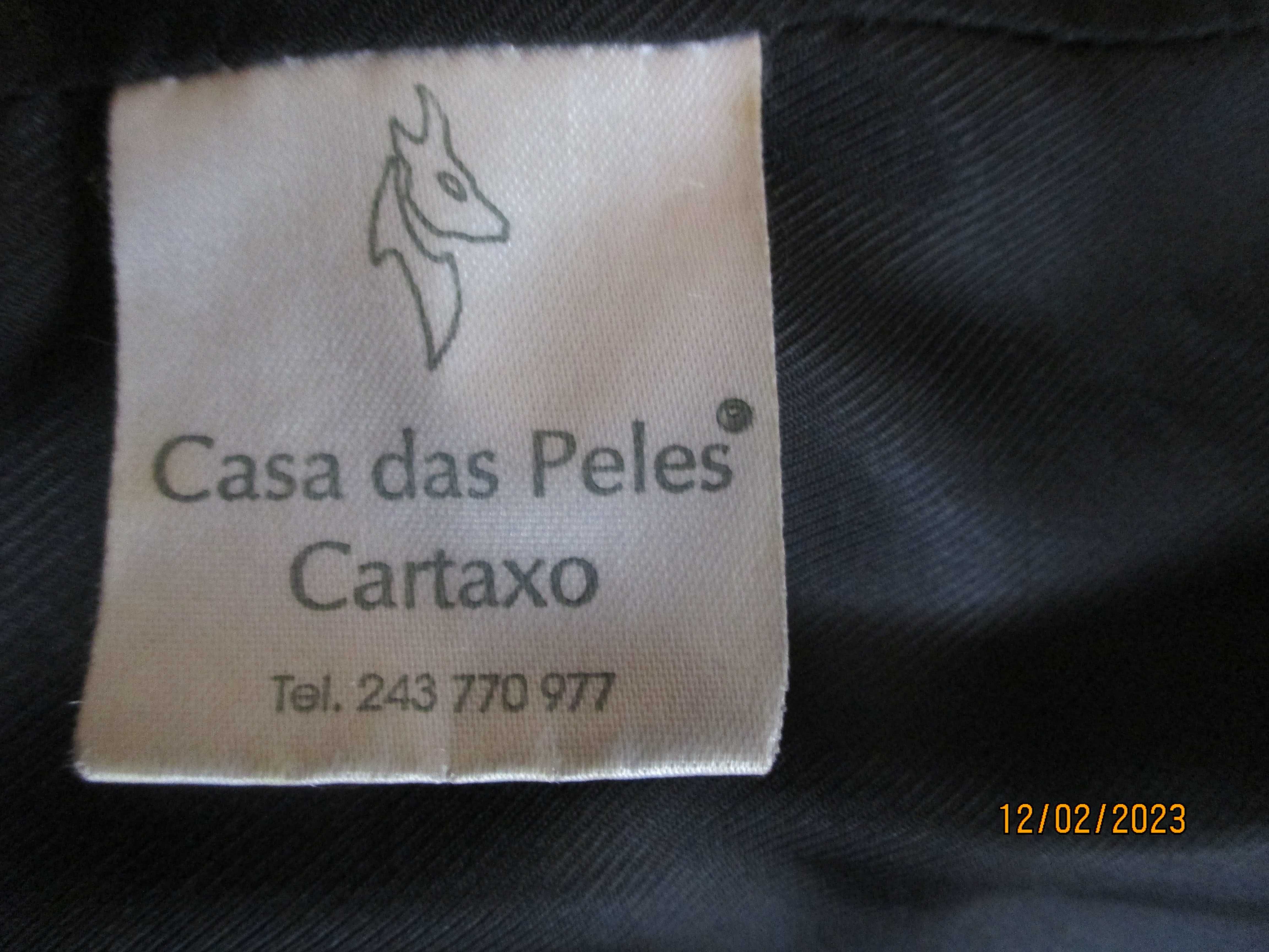 Casaco de pele genuína nº 54 da Casa de peles do Cartaxo