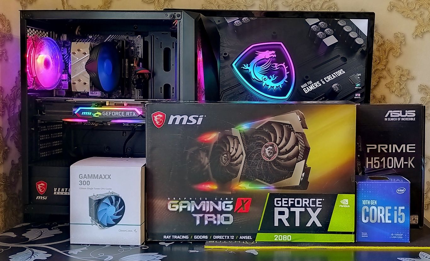 PC RTX2080/ i5-11400/ 16Gb DDR4 игровой компьютер Intel Core s-1200