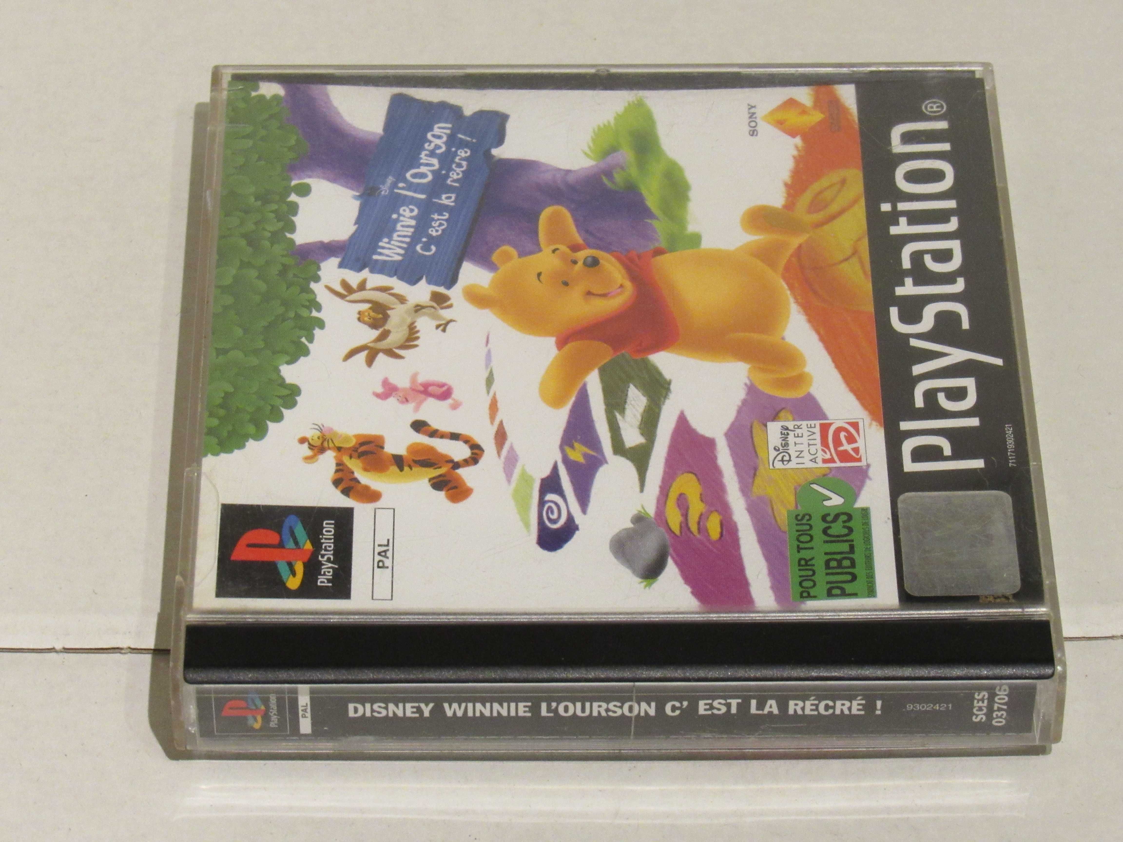 Jogo Playstation PS1 PSX PSOne Winnie the Pooh completo