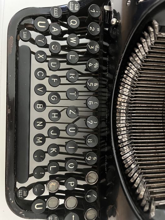 Maszyna do pisania Olympia diplomat 1937 polska klawiatura