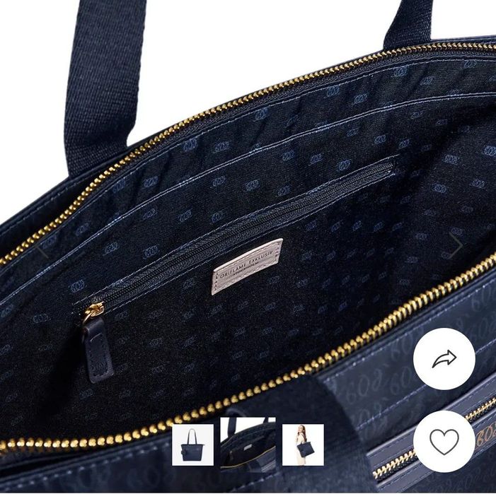 Сумка шопер синього кольору