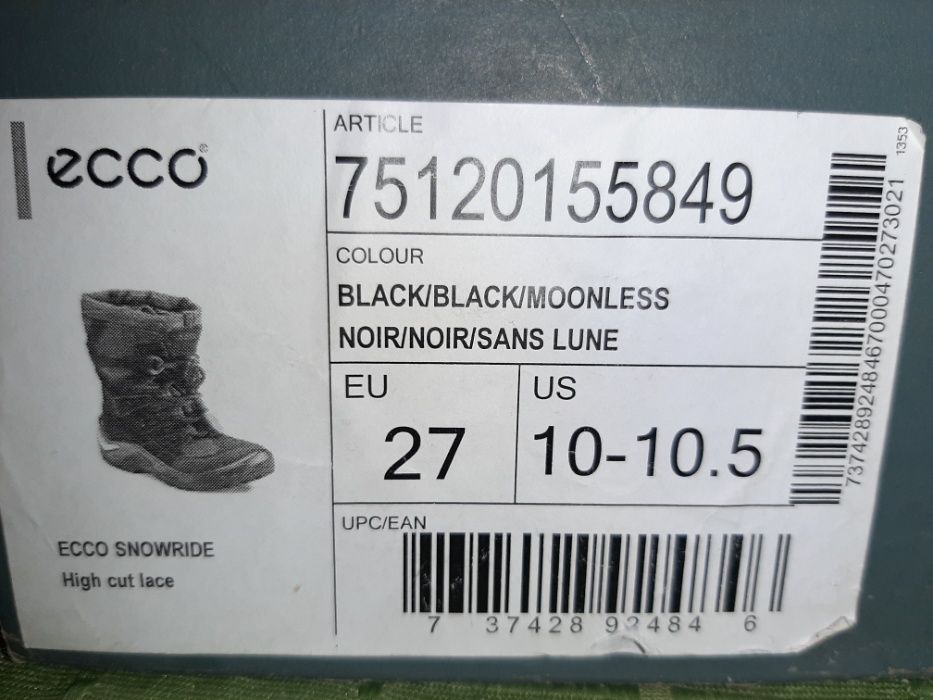 Buty Ecco 27 snowborder GORETEX