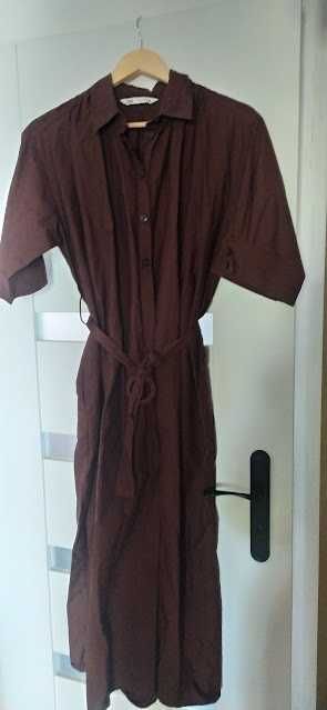 Sukienka koszulowa ZARA, rozmiar M (ale jest oversize), stan bdb
