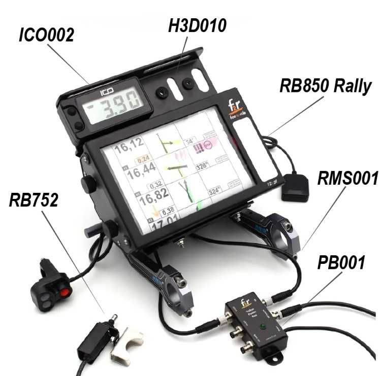 Leitor roadbook FR2 - Torre navegação Rally Raid - ICO