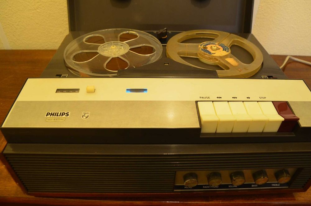 Gravador de Bobines Philips EL 3556A- Válvulas.