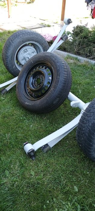 Oś do przyczepki mocna na resorach