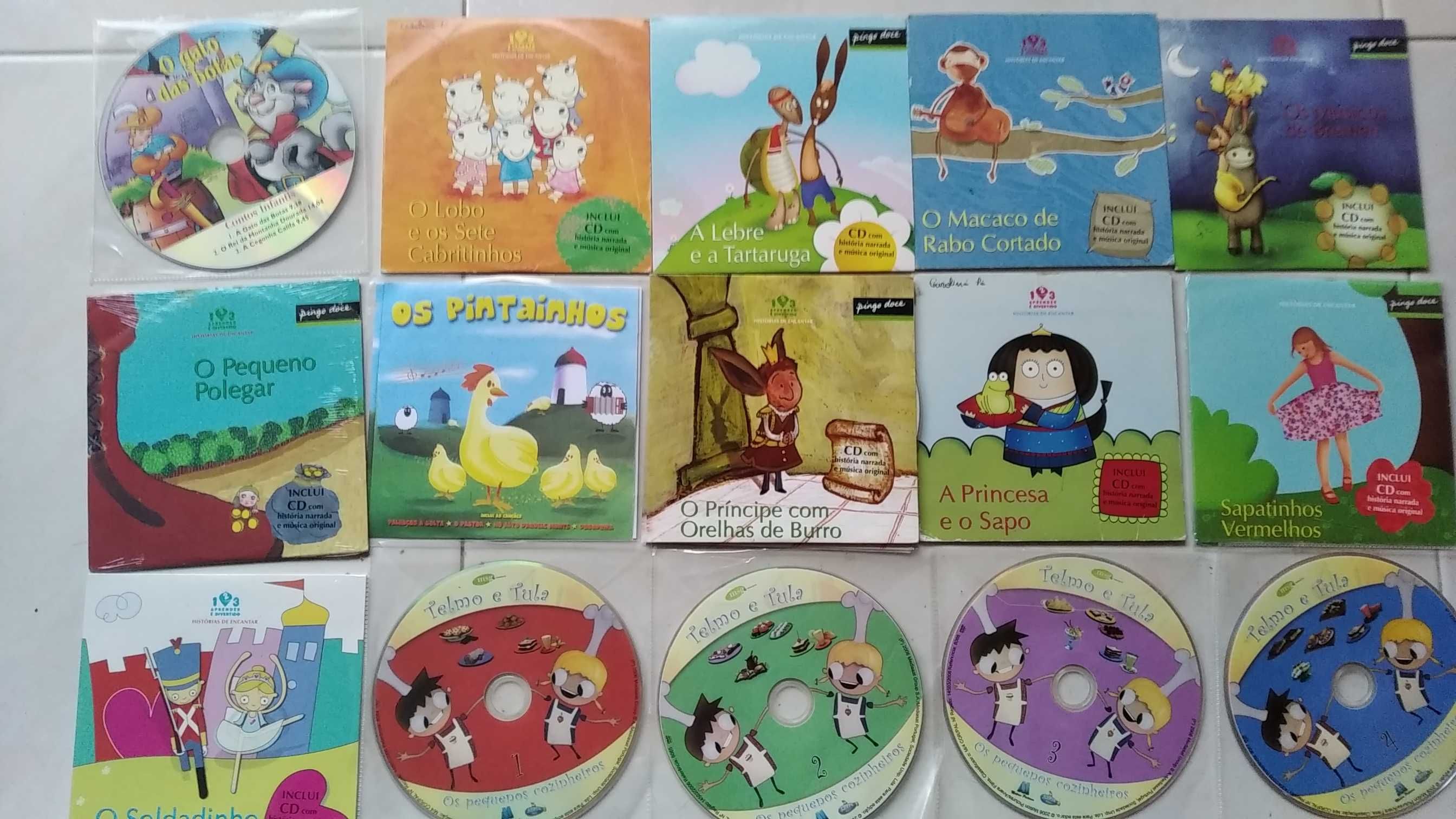 CD s com Histórias Infantis Cegonha Califa Ali Baba e 40 Ladrões ...