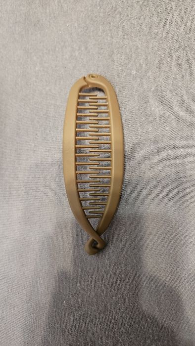 Spinka do włosów duża delikatny brąz