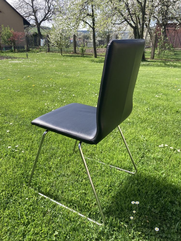 Zestaw 4 krzeseł Ikea Lillanas eko skórka