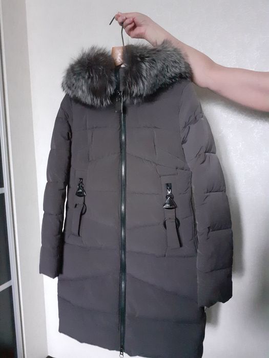 Пуховик жіночий з міхом