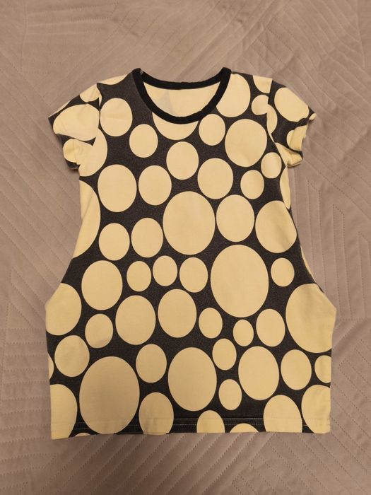 Zestaw ubrań: 2 sukienki, tunika i bluzka, rozmiar 104