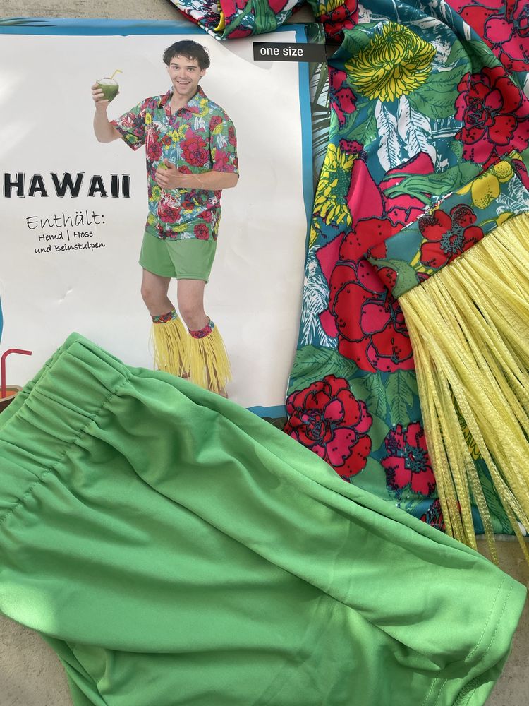 Kostium strój roz.One size Hawaje Tropiki nal karnawałowy