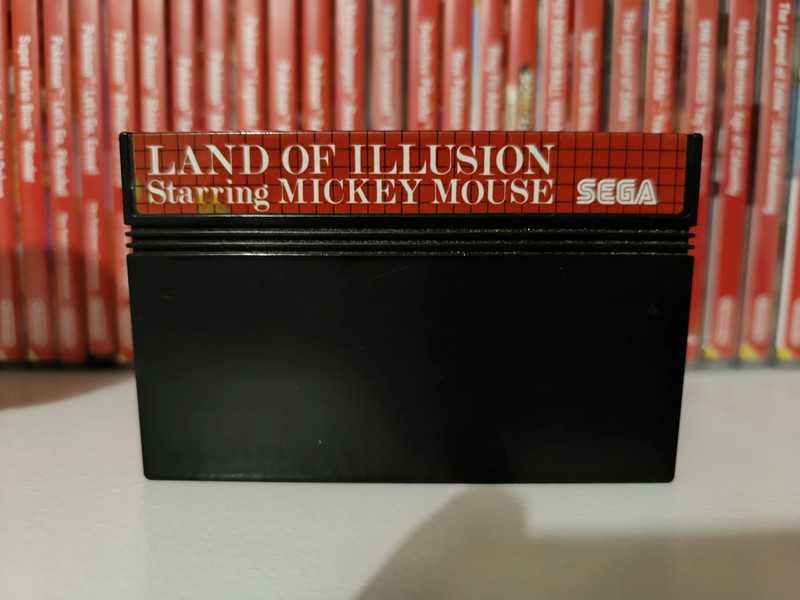 Master System Jogo Land of Illusion starring Mickey Mouse
