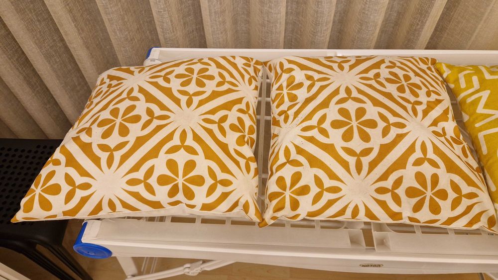 Conjunto 3 almofadas estampadas dupla face, 35 cm x 35 cm