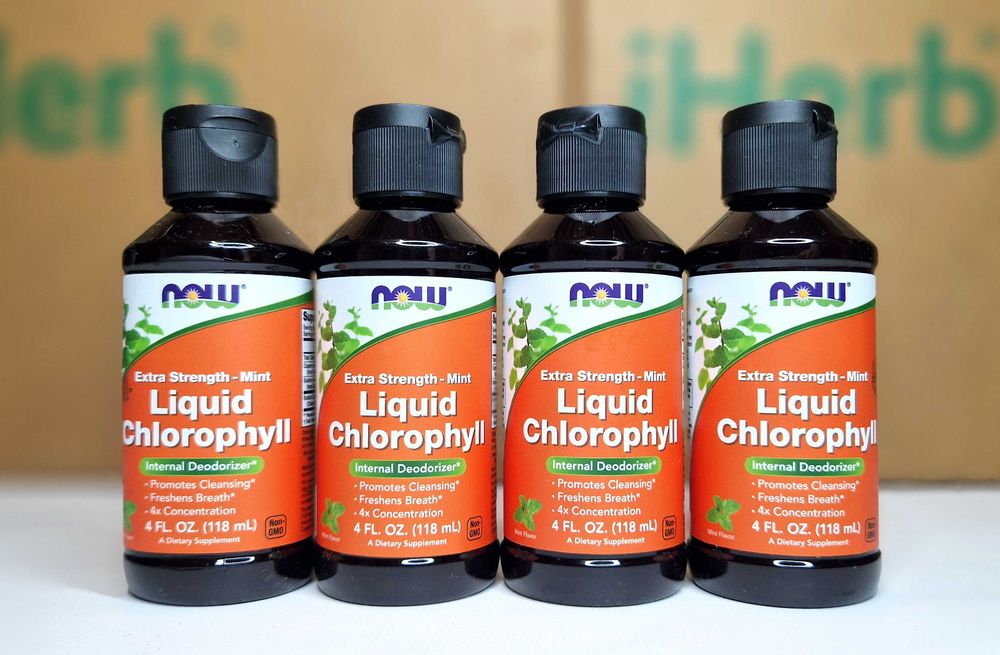 Хлорофіл посиленої дії Chlorophyll Now Foods, рідкий концентрат, 118мл