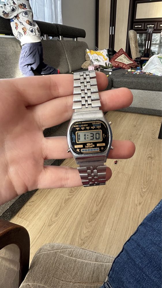 2 zegarki stare zegarek kessel prl ae-11w analog casio prl elektr.