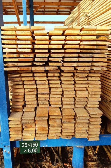 Дошка для опалубки 30x150x6000 мм – міцність для заливки бетону