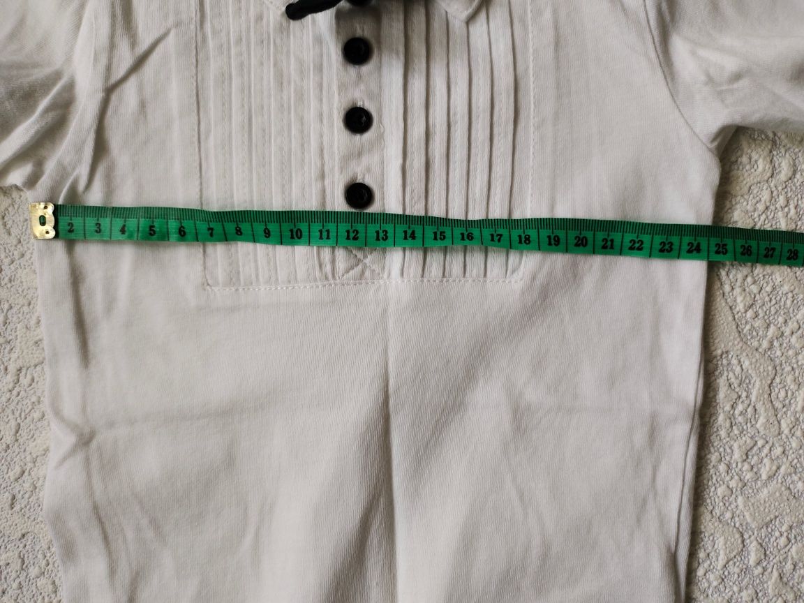 Бодик рубашка белый 92 см