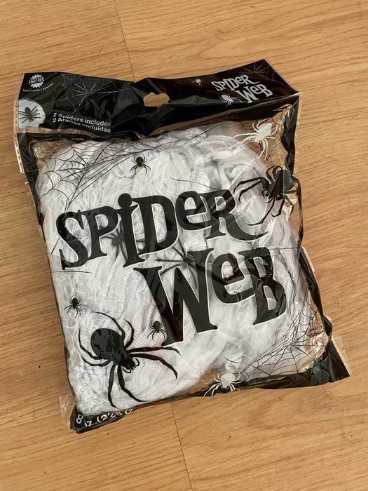 Decoração de HALLOWEEN NOVO - Teia branca 228gr