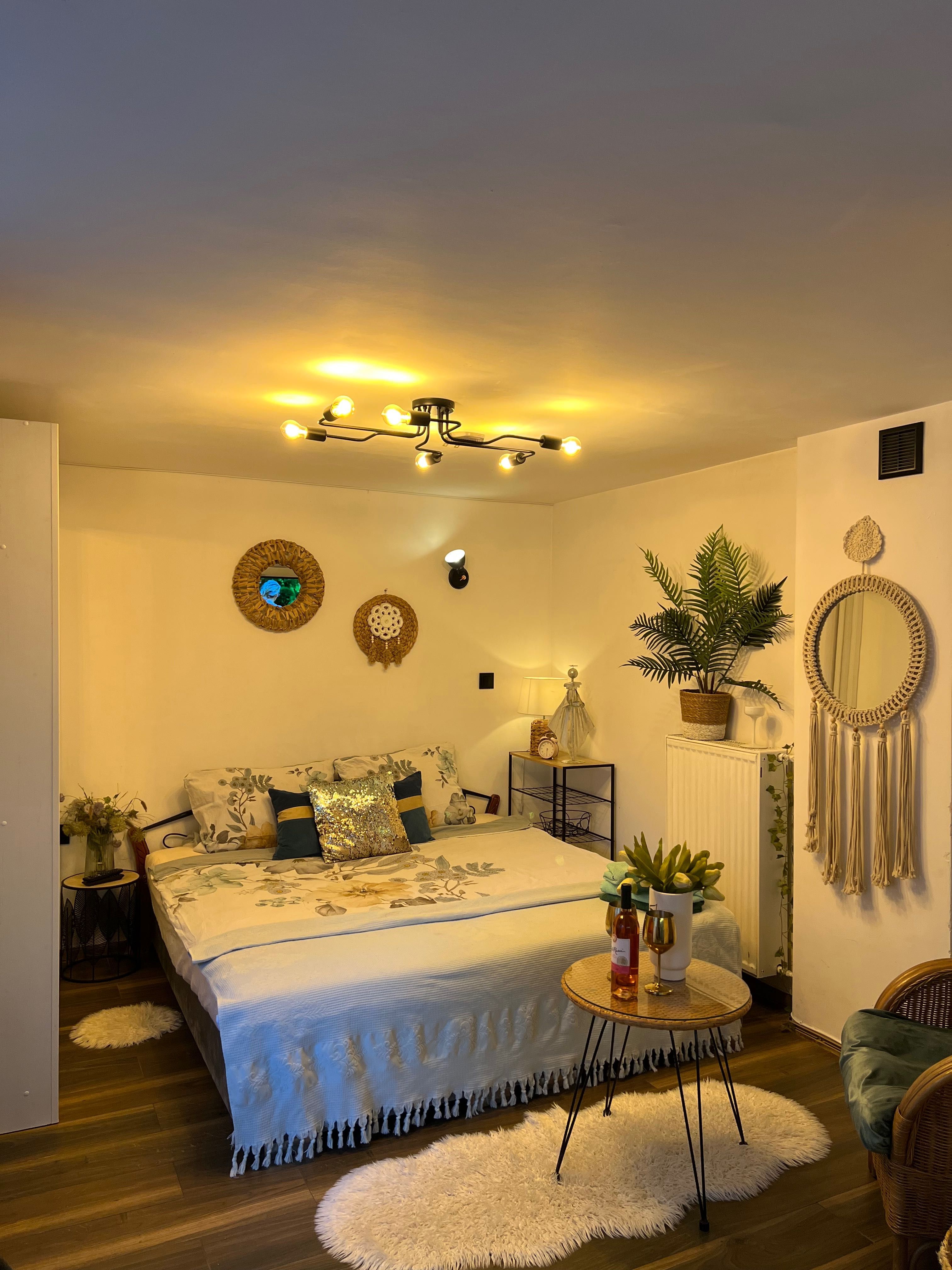 Apartament dwuosobowy „Boho "przy plaży Skarbek