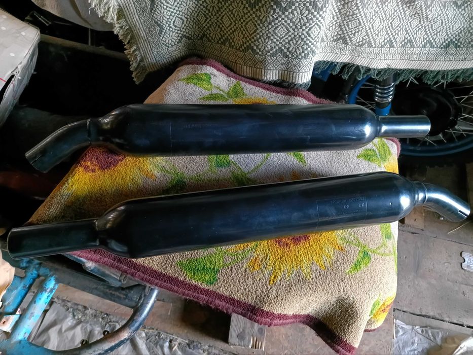 Вихлопні Triumph Bonneville глушители