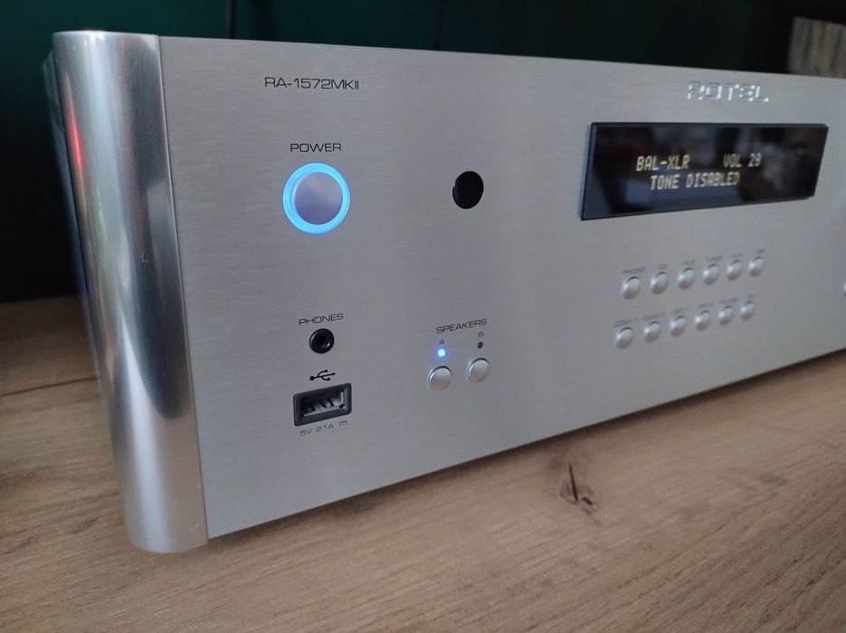 Wzmacniacz Rotel Ra 1572 MK2 stan idealny dac bluetooth xlr