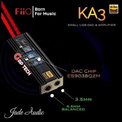 ⇒ ЦАП FiiO & Jade Audio KA3 — мы его ждали! Jeck 3.5 и балансный 4.4