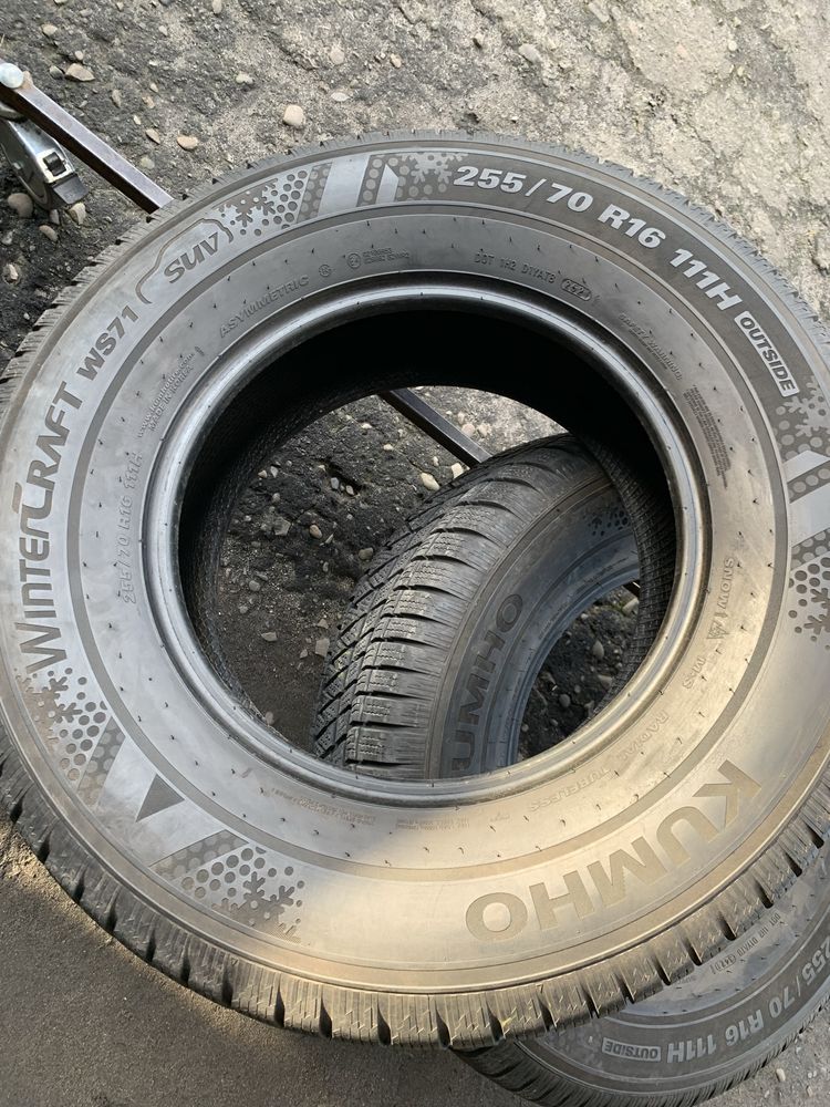 Шини 255/70 R16 Kumho 2021 рік 6мм 255 70 16