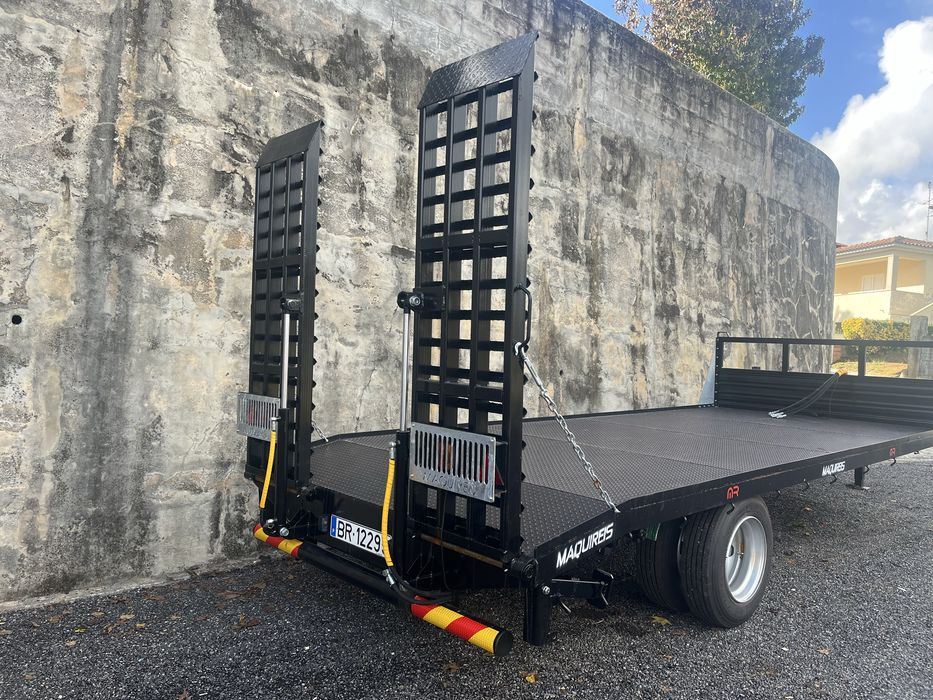 Reboque agricola porta maquinas 8t