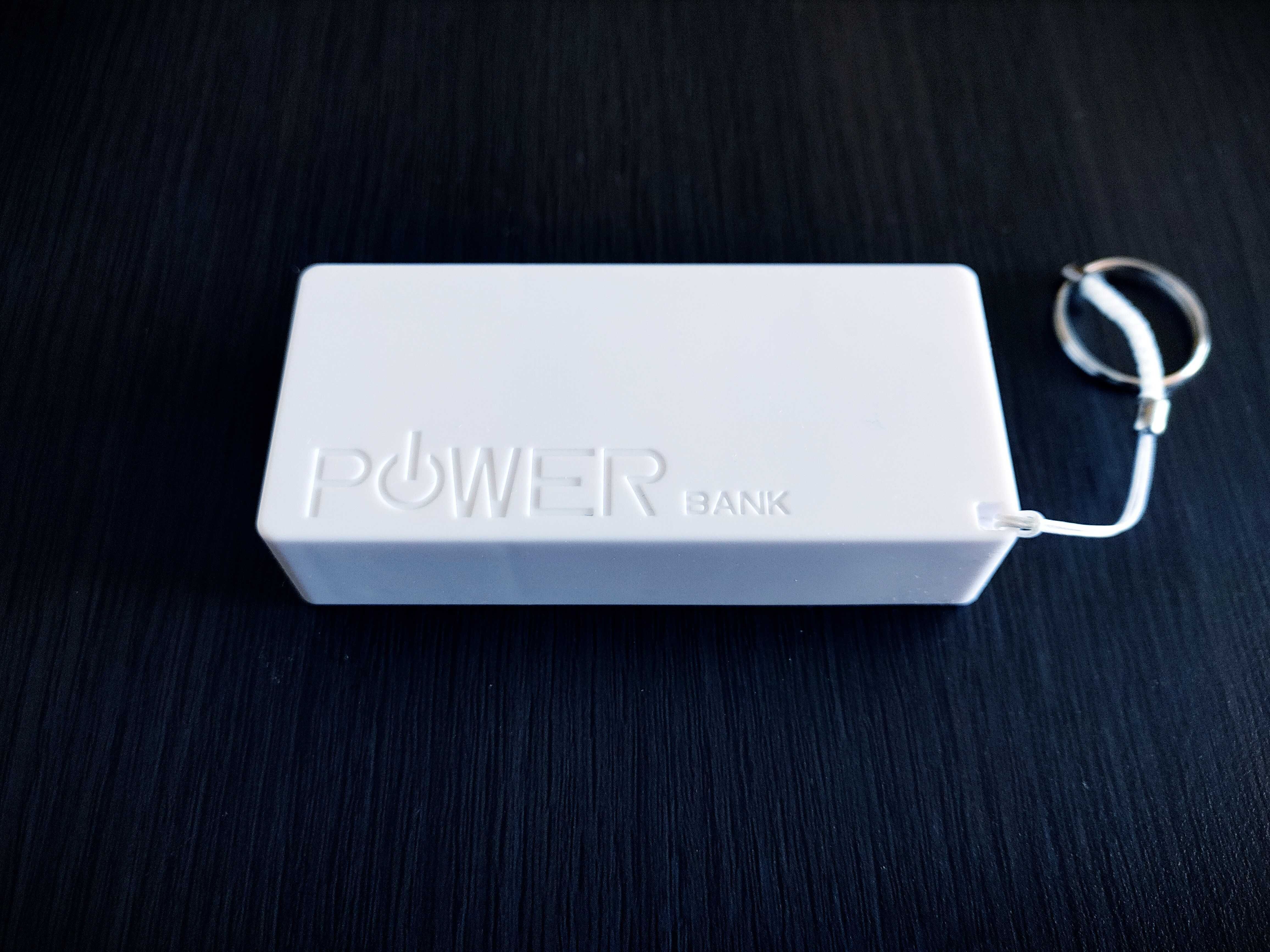 Powerbank MINI, 6700 mAh, biały