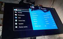 Telewizor smart Samsung UE55H6400 55", pęknięta matryca, sprawny