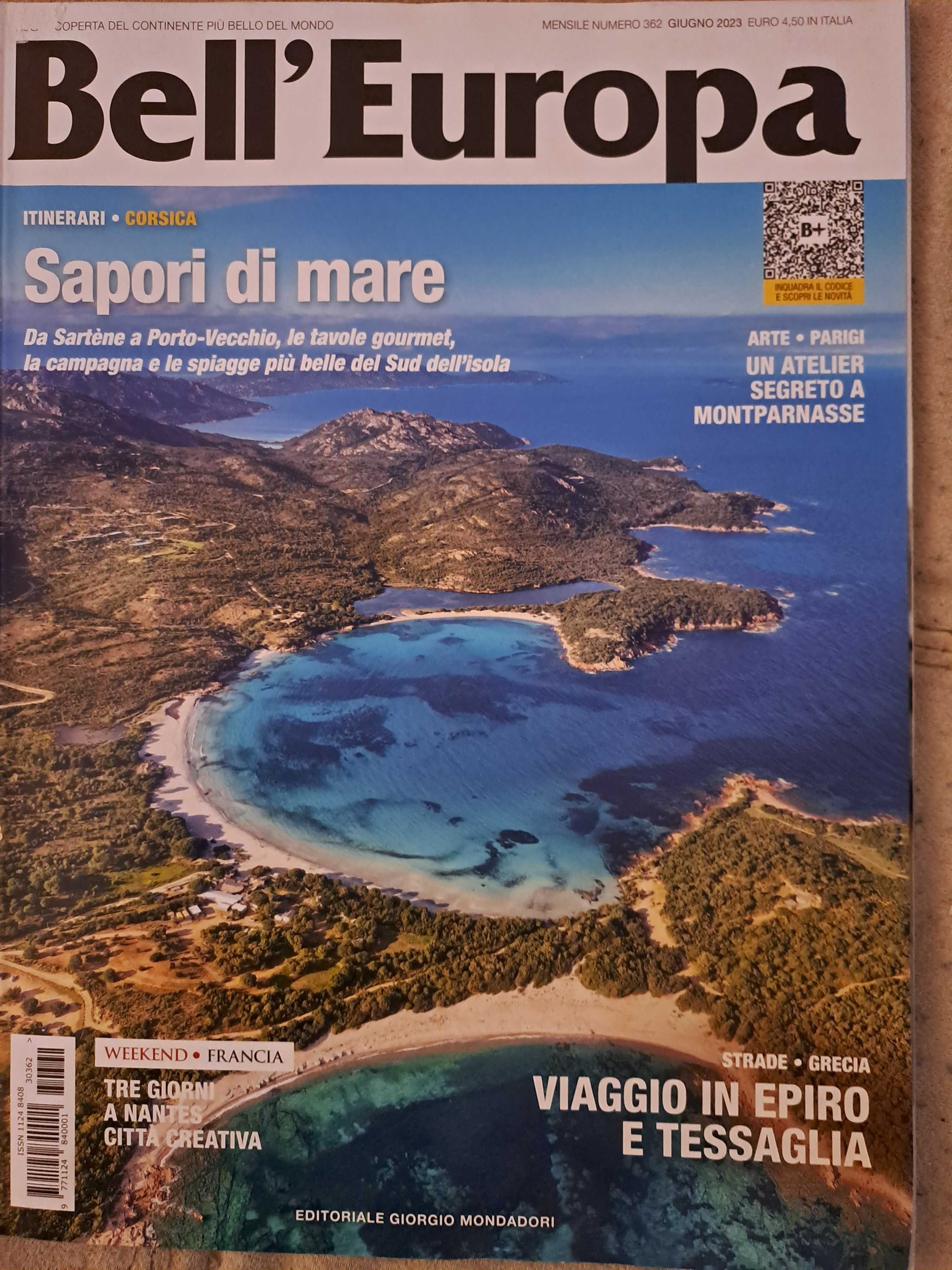 Revistas Dove/In Viaggio/Bell'Europa/Bell'Italia/Observador