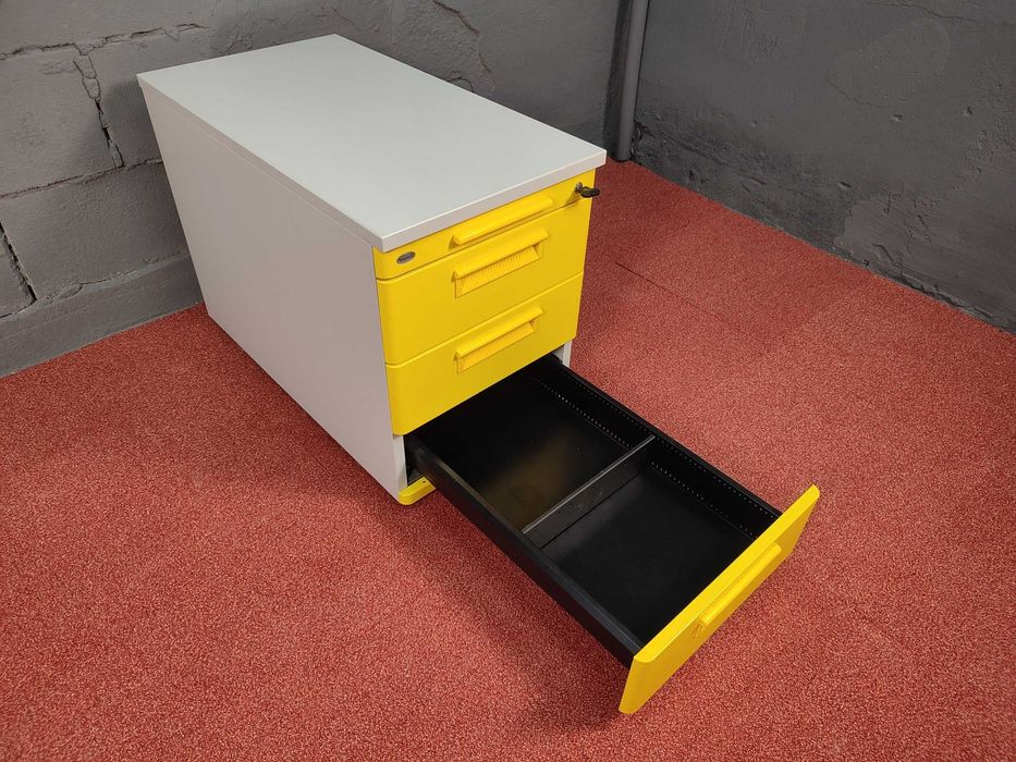 WERNDL biurowa szafka na kółkach zamykana kontenerek szuflady biuro