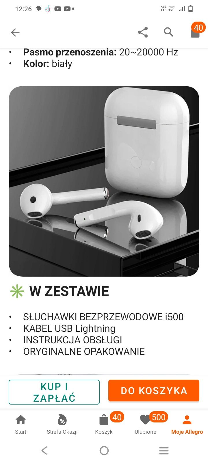 Sprzedam Słuchawki bezprzewodowe