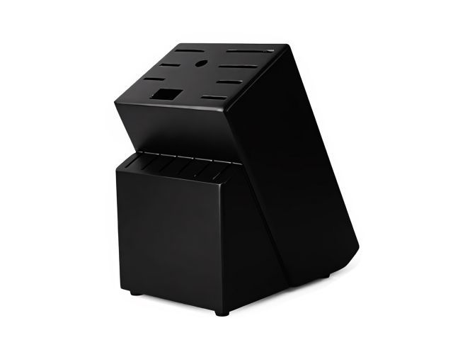 Komplet Noży Kuchennych W Bloku Całostalowe + Stojak