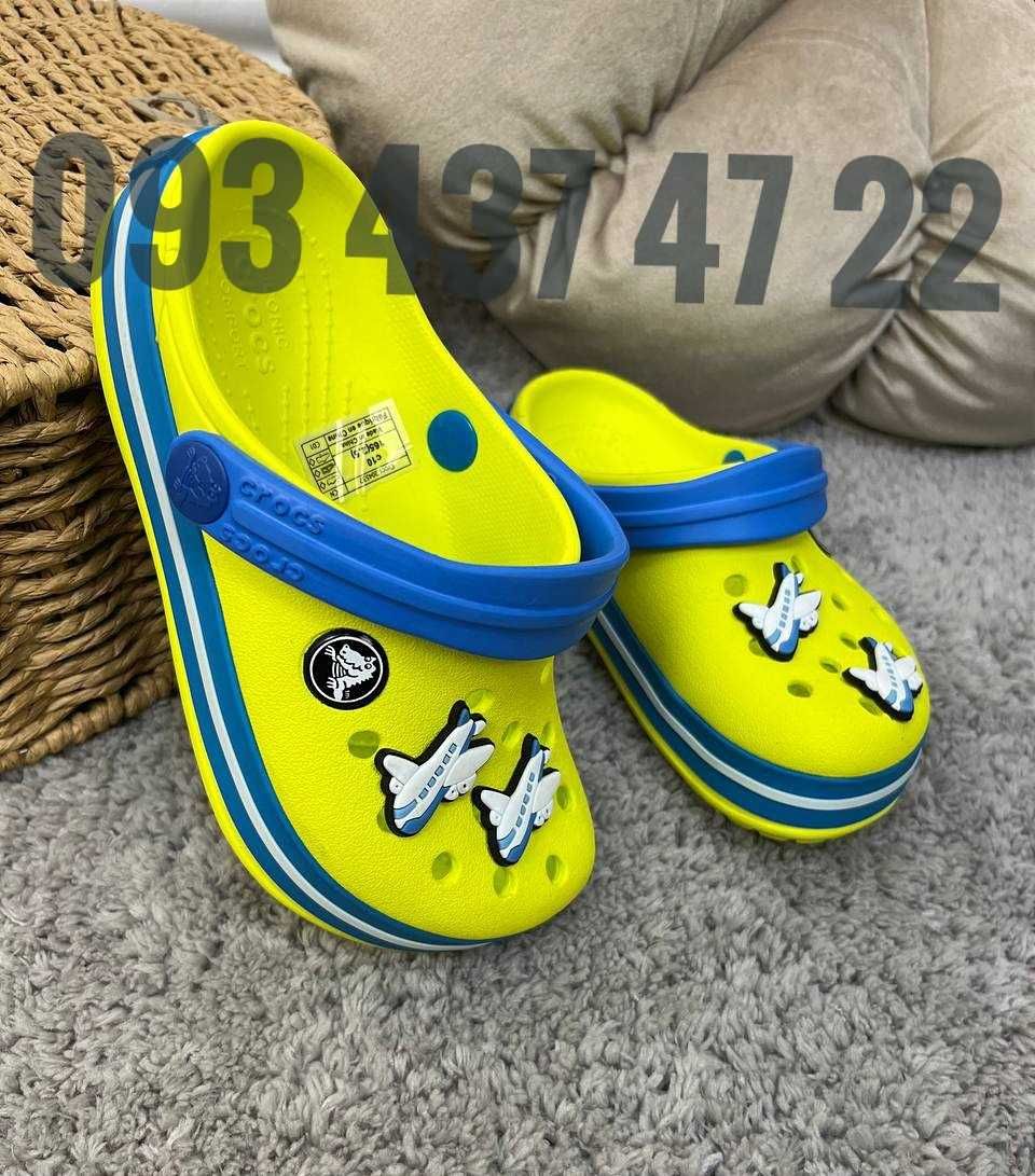 Дитячі Крокси Сабо Crocs Crocband Kids Clog Джибітси Хіт Продажів