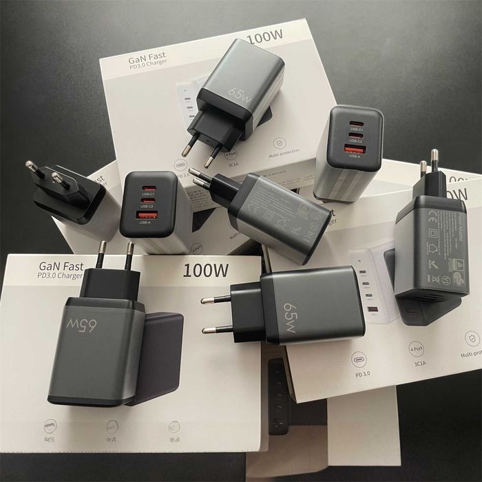 Швидка зарядка 100W 65W 25W GAN 2 premium Philips