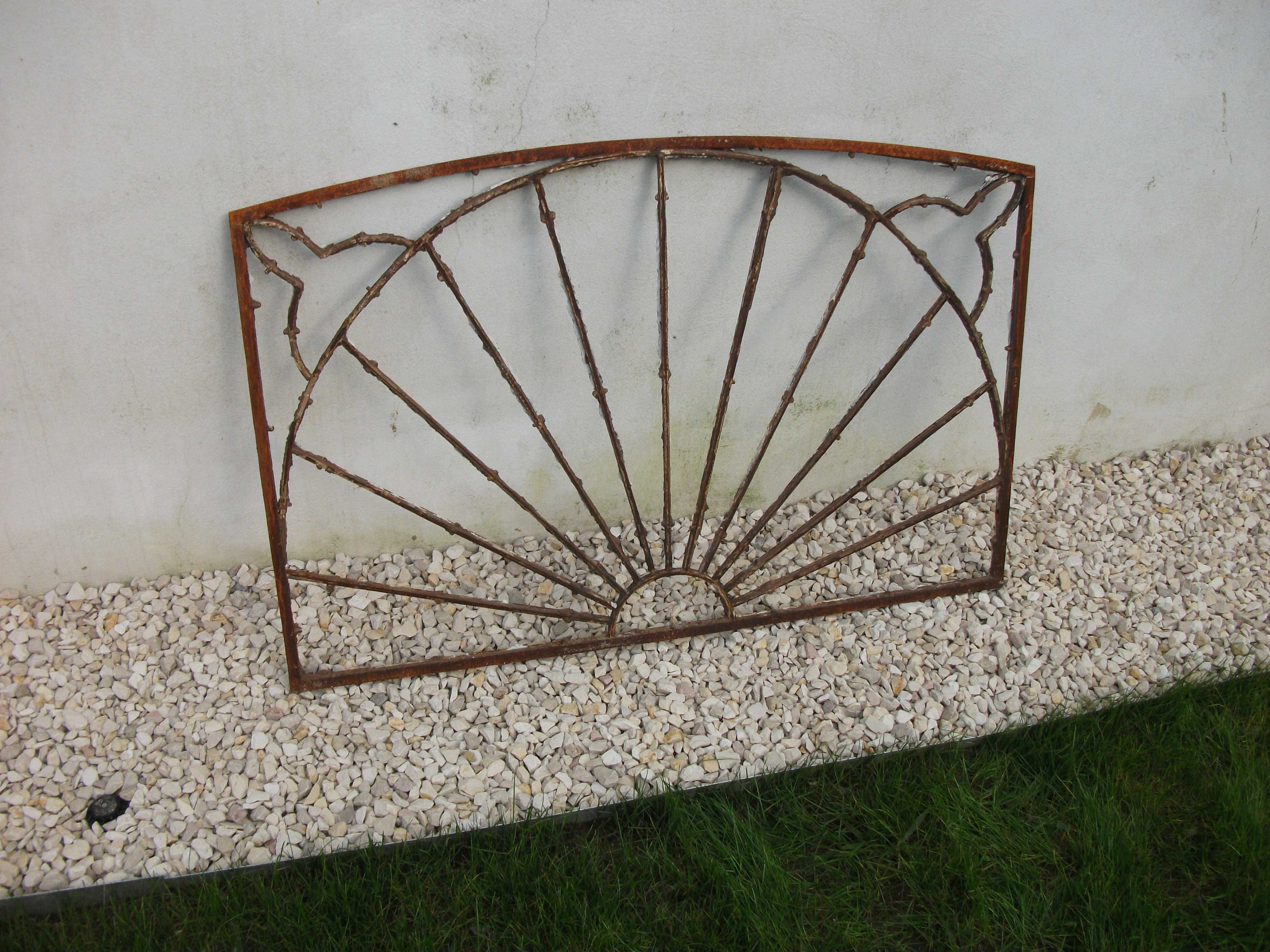 Grade Vitral em ferro forjado Seculo XIX