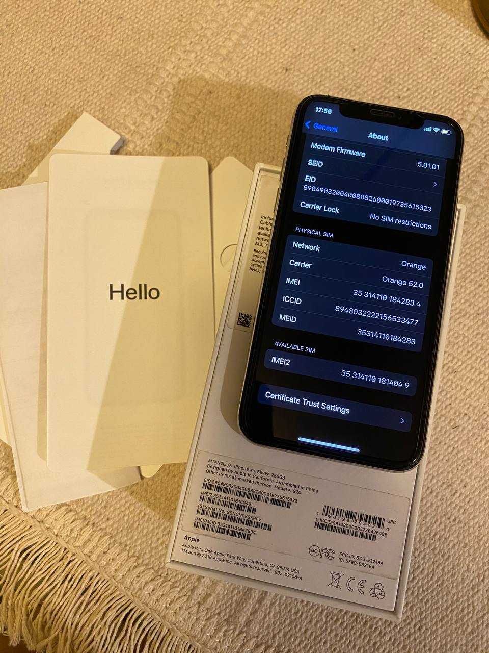 iPhone Xs 256Gb. White