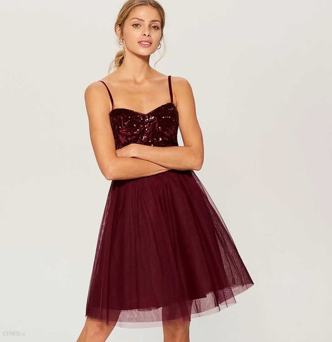 Sukienka tiulowa Mohito wizytowa balowa