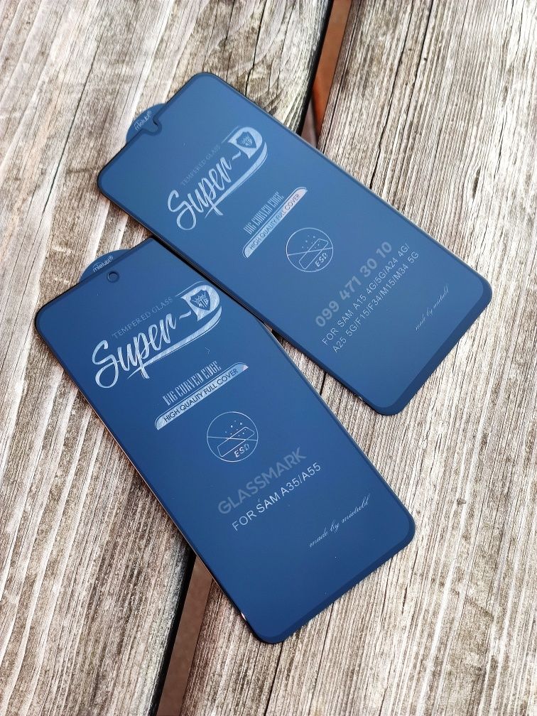 Лучшее защитное стекло Samsung A25 A35 A55 захистне скло самсунг а55