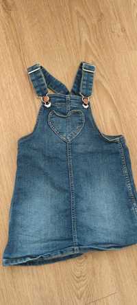 Sukienka jeansowa dla dziewczynki 104