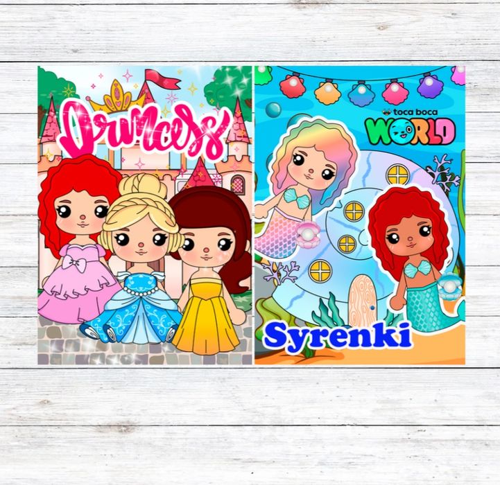 Gry na rzepy Toca boca Syrenki i Księżniczki mini