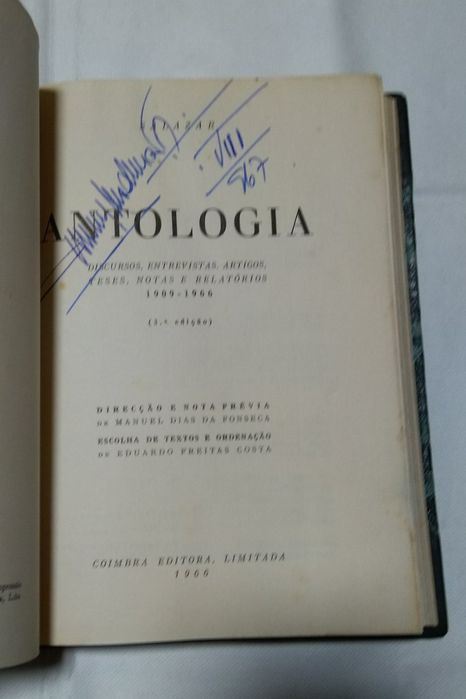 Antologia (editora: Coimbra Editora)