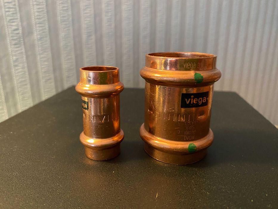 Пресс фитинги для металлопластиковых труб, переходники VIEGA